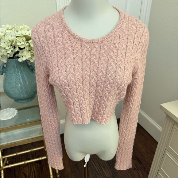 NWT MANSUR GAVRIEL Cropped Sweater-kk24 - Picture 1 of 6